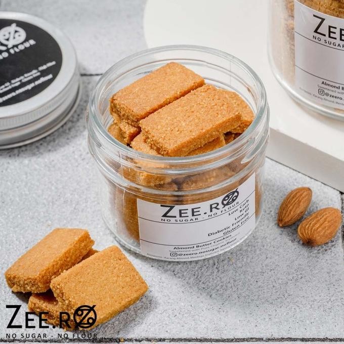 

Grosir Zeero Almond Butter Cookies / Low Carb / Low Gi / Gluten Free