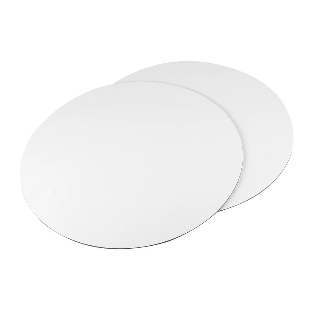 

6Pcs 25Cm Round Canvas Drawing Board Premium Painting Board Artist Round Shape Canvas Board Oil Paint Canvas Sketchpad (Whit