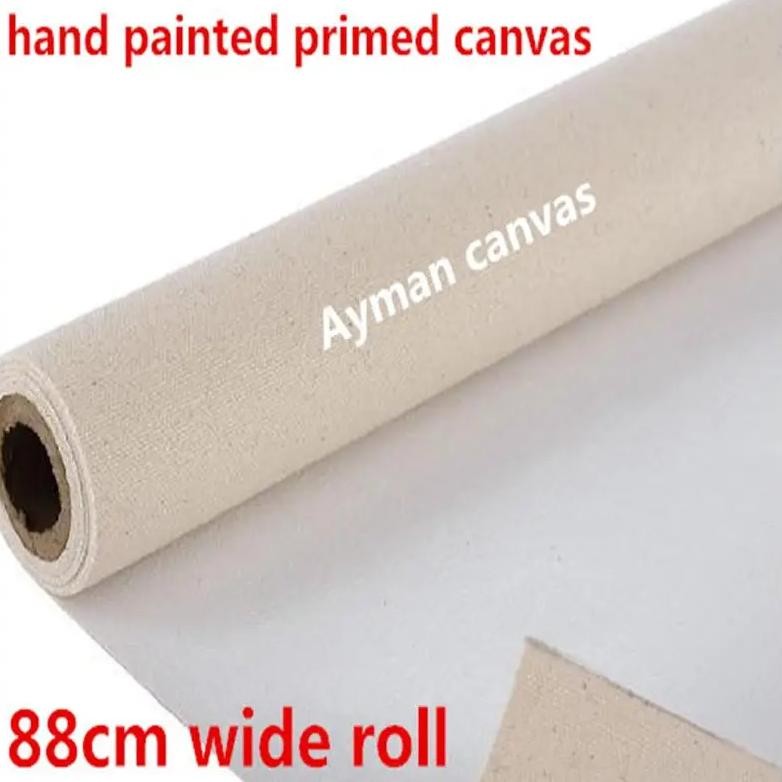 

Primed Linen Canvas For Artist Painting 88Cm Wide Roll