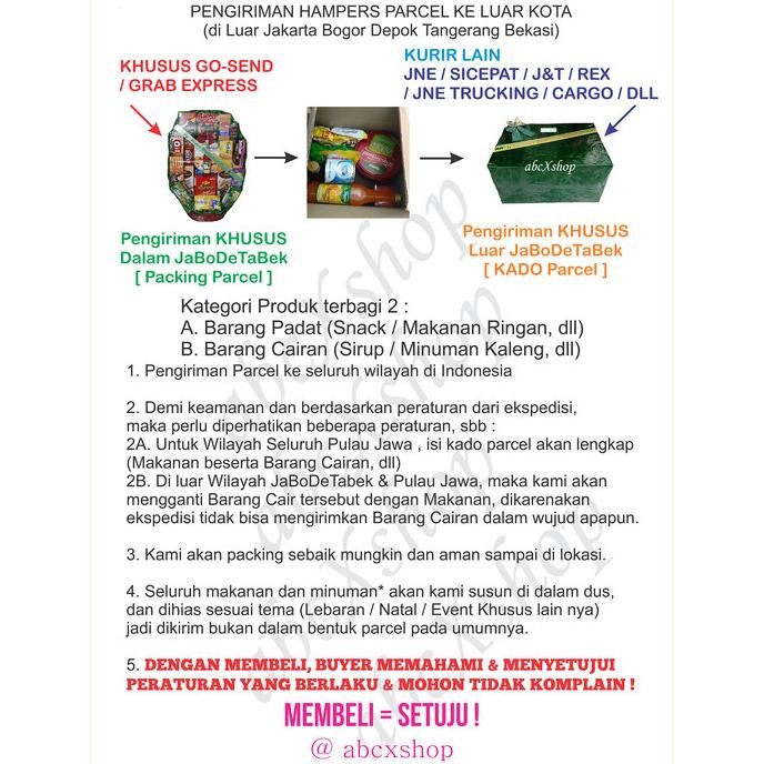 

Promo [ Po - Luar Kota ] Parcel Snack Parsel Lebaran Hampers, Natal, & Imlek