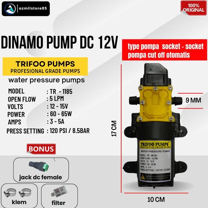 Sale Dinamo Pump Dc 12 Volt Pompa Air Cuci Motor Ac