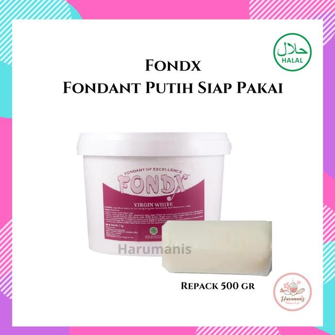 

TERSEDIA Fondx Fondant Putih 500gr