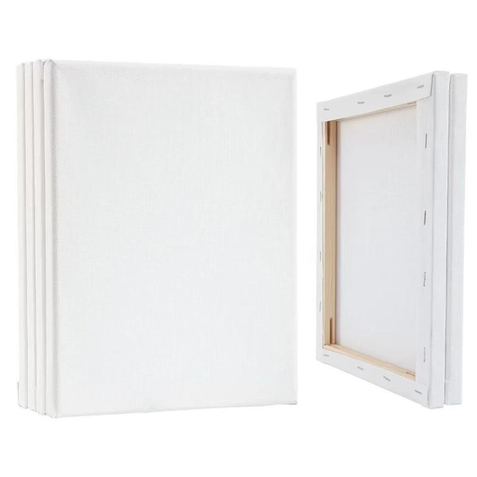 

6Pcs/Set Canvas Boards For Painting Muti Size Cotton Primed Blank Canvas For Oil Paint Watercolor Acrylic Paint, Gouache&Tempera