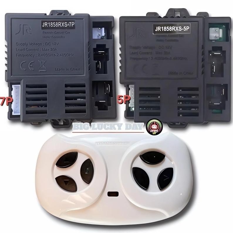 Premium Remot Receiver Mobil Aki Jr1858Rxs-7P / Jr1858Rxs-5P 12V Mobilan Aki Anak Remote Control Tra