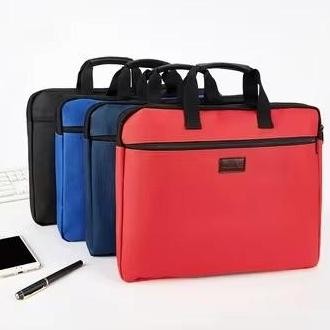 

File Folder With Handle Zipper A4 Size Durable Waterproof Double Layers/Tas Dokumen/Tas Multifungsi murah