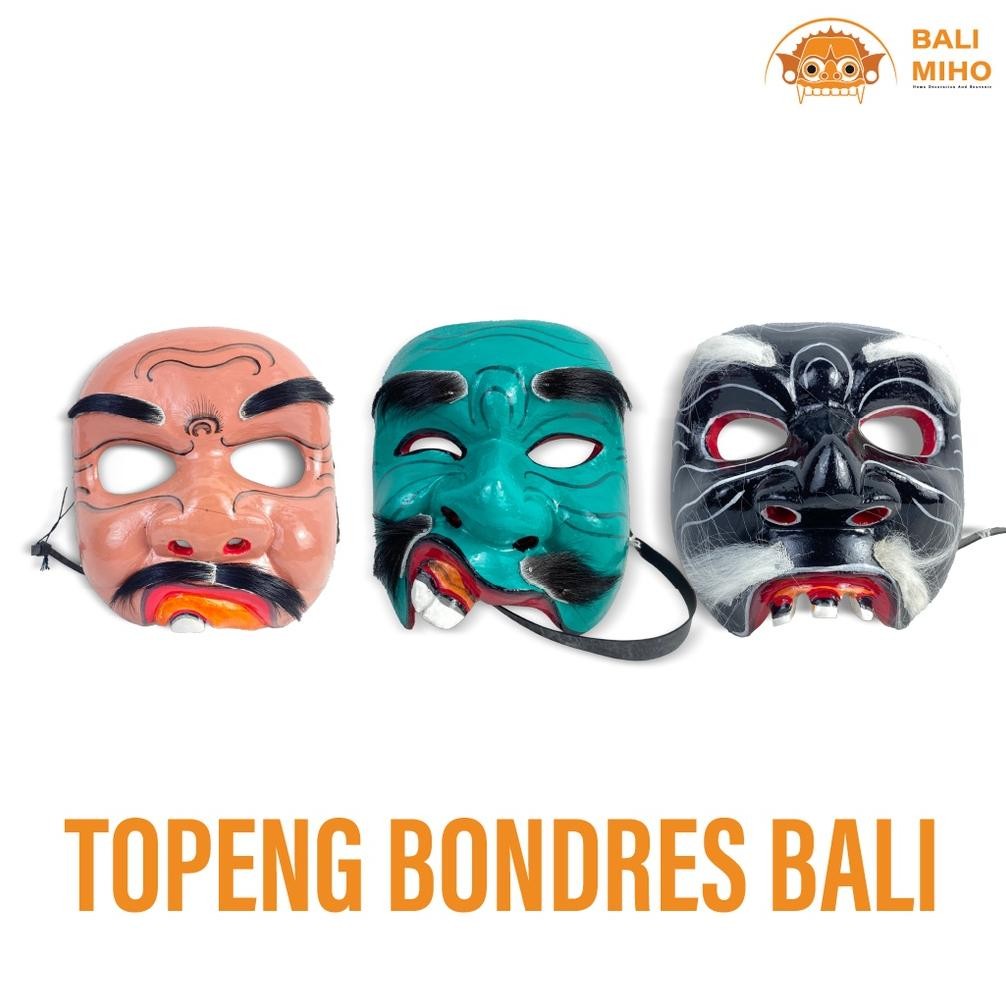 Living Topeng Bondres - Topeng Lawak Bali - Topeng Bibir Sumbing - Topeng Kayu - Topeng Bali - Topen