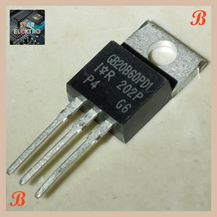 [SRE] GB20B60PD1 To-220 20B60 GB20B60 IRGB20B60PD1 SMPS IGBT 20A 600V Transistor N-Channel IR GB20B6