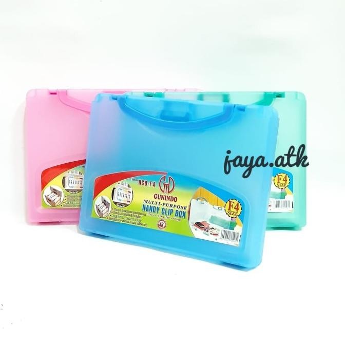 

MAP PLASTIK TENTENG FOLIO F4 KOTAK TEMPAT PENYIMPANAN BOX FILE HCB-F4 murah
