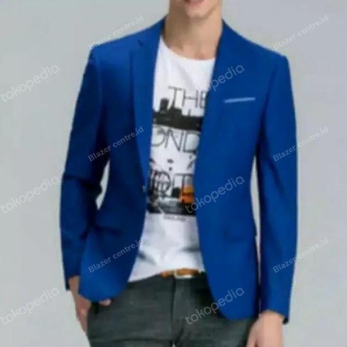 new  Jas pria Biru / Jas blazer biru / blazer pria/ jas biru BCA/Jas pria murah