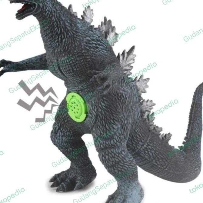 mainan action figure godzilla ukuran besar XL Jumbo size Bahan Karet HTY