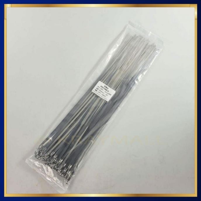 

Kabel Ties Stainless Steel Anti Karat Multifungsi 100 PCS - IF10 murah