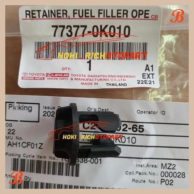 [HCP] Retainer Fuel Filler Tangki Bensin Innova Hilux 77377-0K010 Original