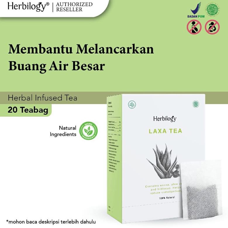 

Herbilogy Laxa Tea - 20 tea bag / Teh Diet Slimming Laxative / Melancarkan BAB / mengurangi lemak
