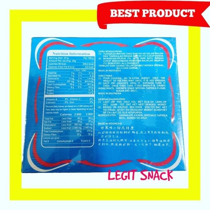 

Promo Krupuk Udang Aloha Sidoarjo Asli / Kerupul Aloha Mentah Kotak Box Biru