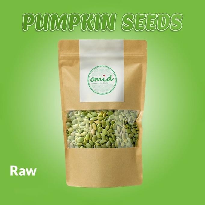 

Murah Organic Raw Pumpkin Seeds (Biji Labu Organik Mentah) 500Gr