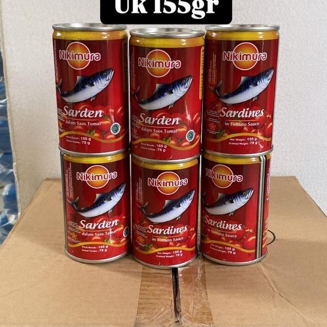 

Grosir 1 Dus /Karton Sarden Nikimura Uk 155Gr/Halal/Cod/Exp 2028