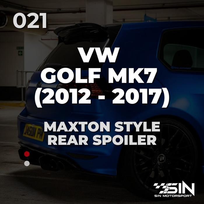 Spoiler VW Golf MK6 MK7 / Wing VW Golf Carbon MAXTON Style Import Premium