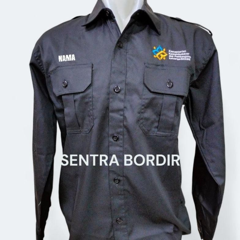 TERLARIS Seragam Kemendukbangga BKKBN Kemeja Kementerian kependudukan Dan pembangunan keluarga BKKBN