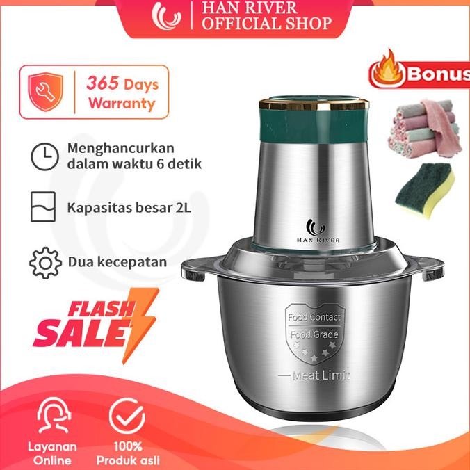 HAN RIVER SS01 Meat Grinder multifungsi 2L