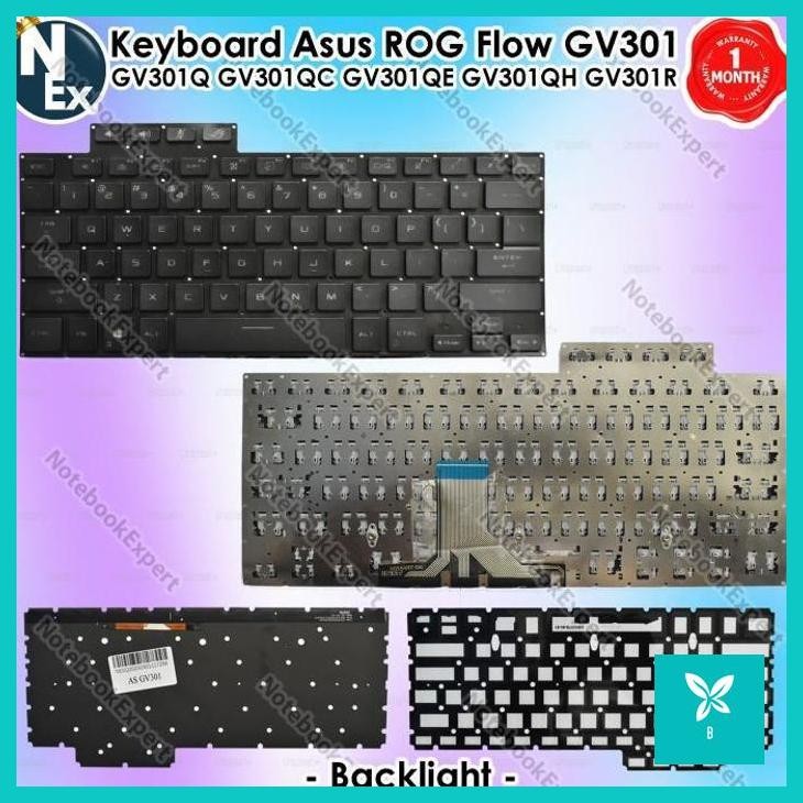 | AHN | Keyboard Asus ROG Flow X13 GV301 GV301Q GV301QC GV301QE GV301QH GV301R Backlight