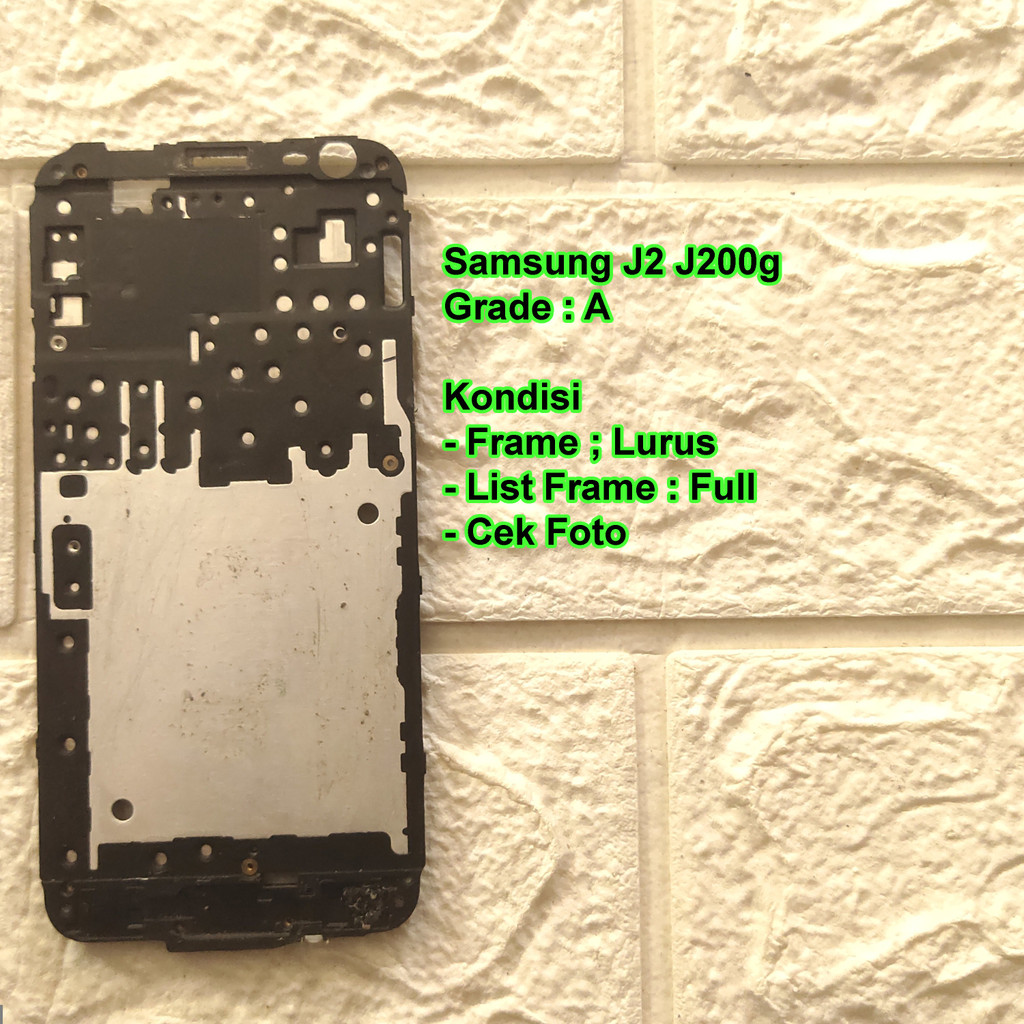 Samsung J2 - J200 Frame Tulang Tengah' Tatakan LCD Copotan