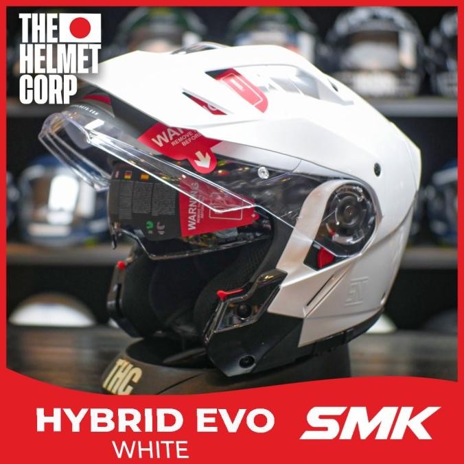 Helm Smk Hybrid Evo  Full Face Helmet Cross - Asli