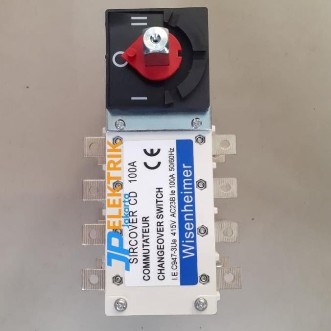 Spesial Cos Manual 100A 4Pole / Change Over Switch Ohm Saklar 100 Amper