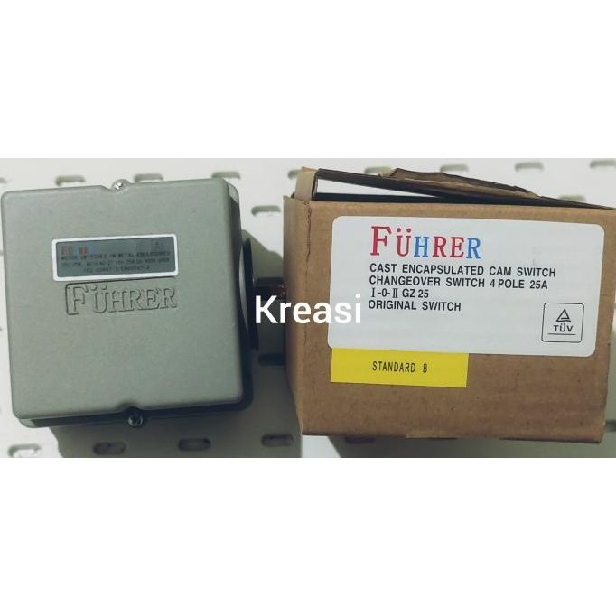 Miliki Ohm Saklar Fuhrer 4 Pole 25A / 25 Amper