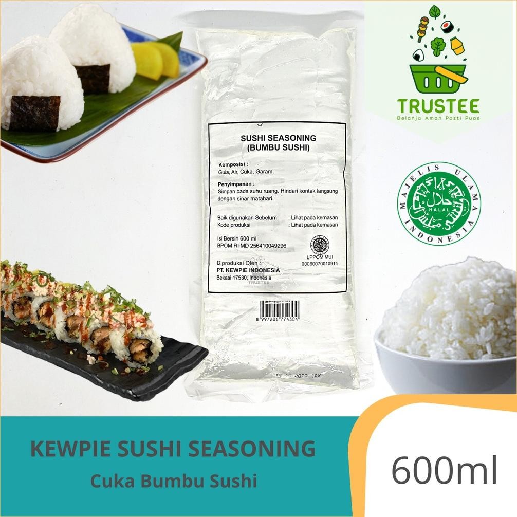 

Ty-35 Kewpie Sushi Seasoning / Sushi Vinegar / Cuka Sushi Halal 600Ml