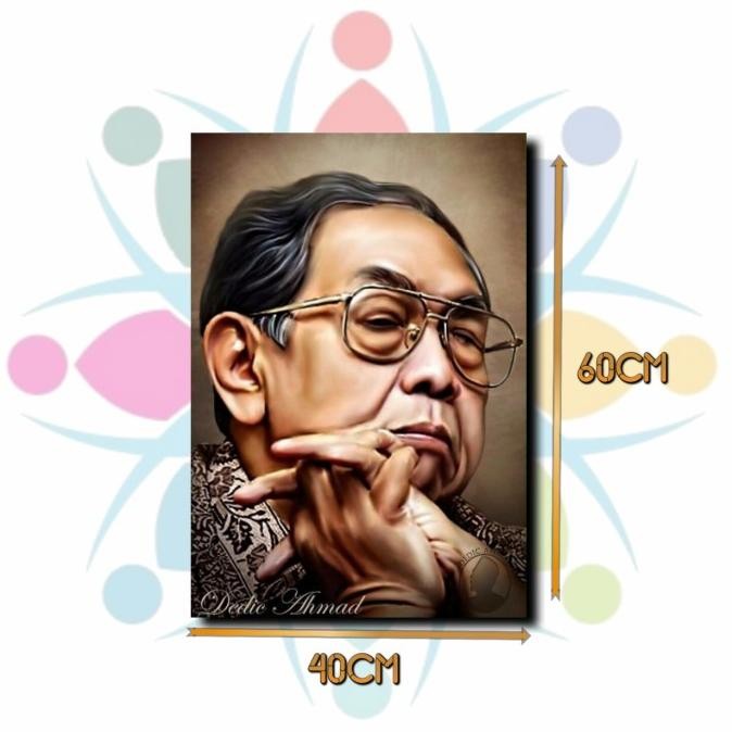 New Mokun Hiasan Dinding Poster Kayu Ulama Gus Dur