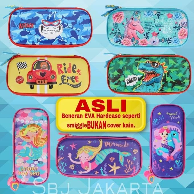 

Terbaru Tempat pensil Kotak pensil smiggle Lookalike 3D Hardcase Waterproof