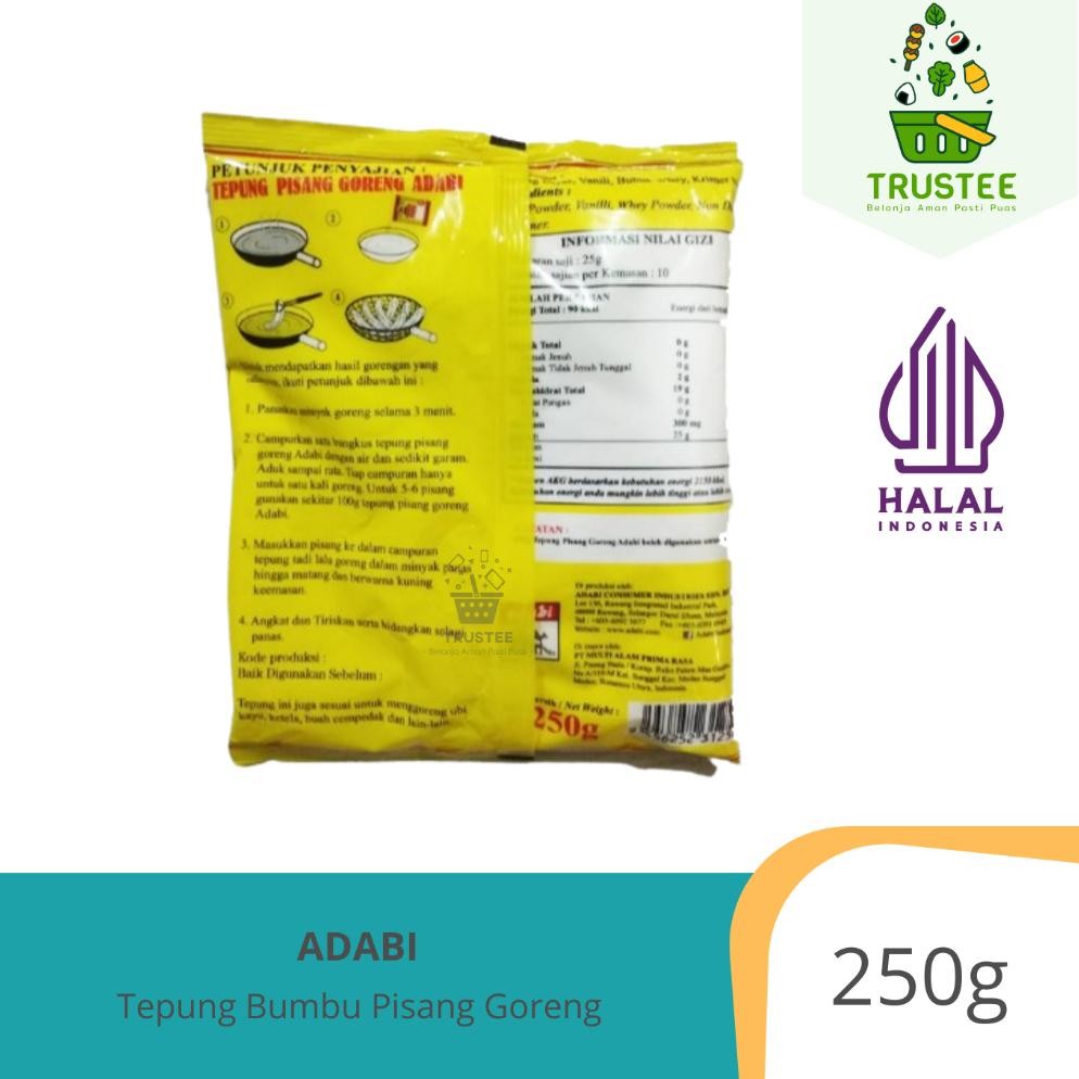 

Is75 Adabi Tepung Bumbu Untuk Pisang Goreng 250Gr