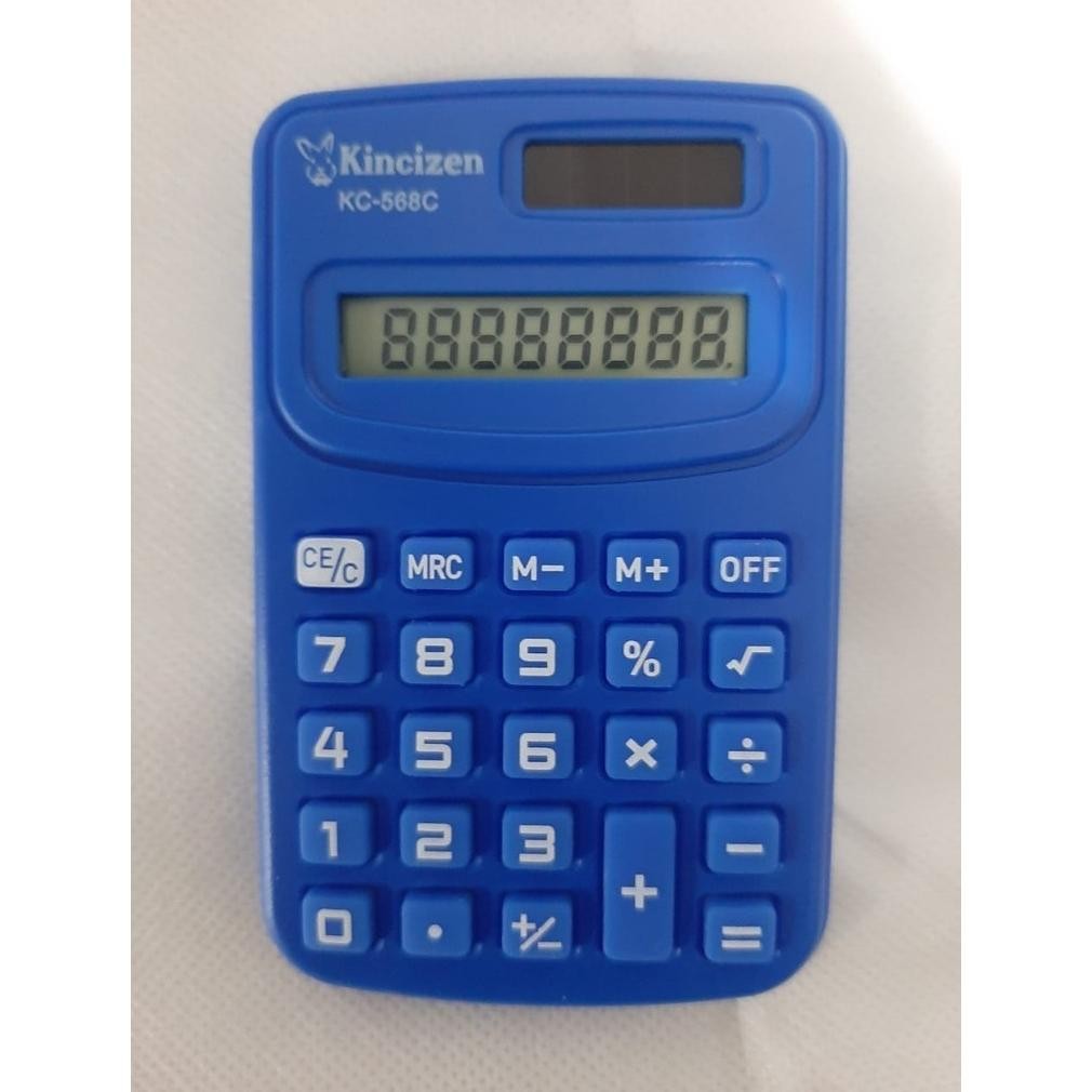 

Cod Kincizen Kc-568C - Kalkulato Saku Warna / Colorfull Pocket Calculator Kc 568 C Murah