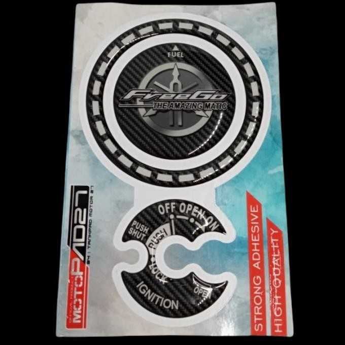 STICKER STIKER FUELPAD KEYPAD YAMAHA FREEGO STOK TERBATAS