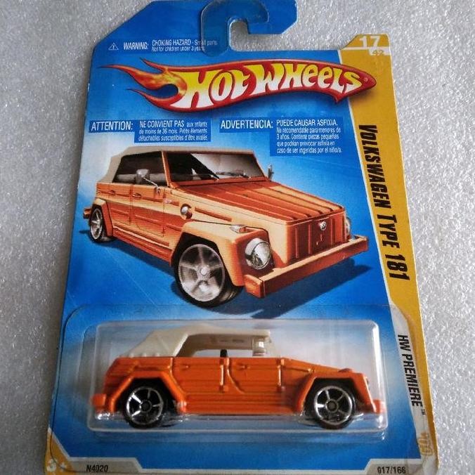Sale Hot Wheels Volkswagen Type 181. Vw Safari. Card Hw Premiere Series Tahun 2009. Antik