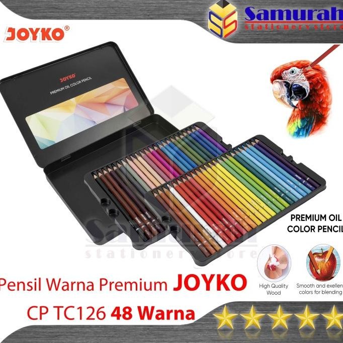 

Terbaru Pensil Warna Joyko CP TC126 48 Warna / Premium Oil CP-TC126-48 Colours