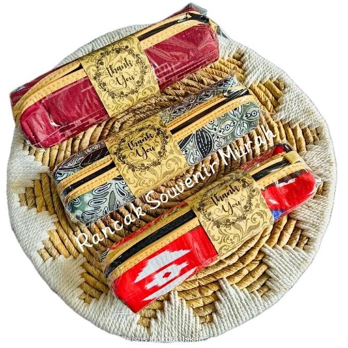 

Terbaru Isi 50 Pcs Souvenir Tempat Pensil Batik Kemasan Plastik Stationery