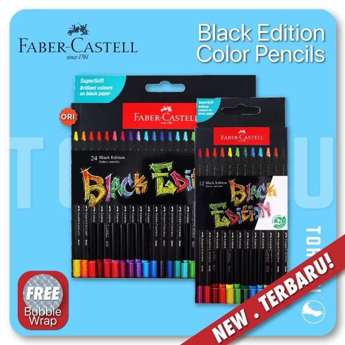 

Terbaru Faber-Castell Black Edition Colour Pencils Series - Pensil Warna Faber