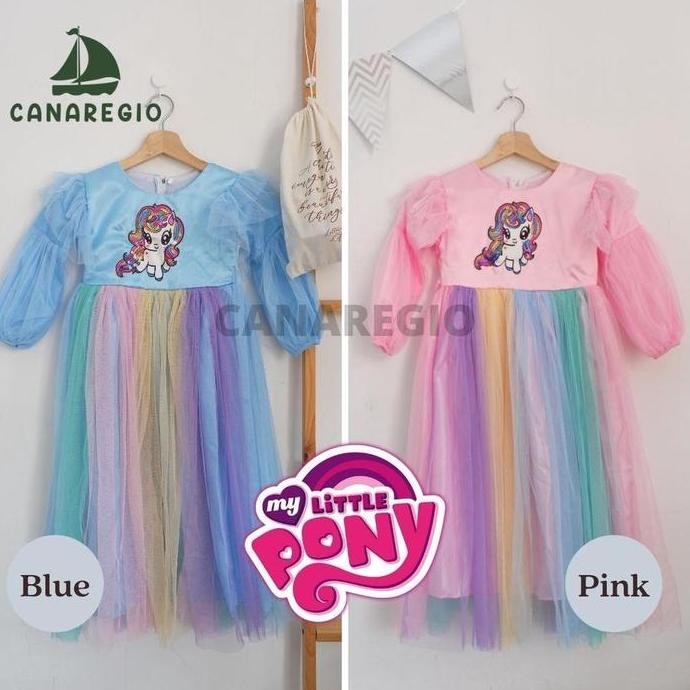 BAJU TERLARIS MY LITTLE PONY / BAJU ANAK PEREMPUAN UNICORN BAJU MUSLIM KUDA PONI /GAUN PESTA KUDA PO
