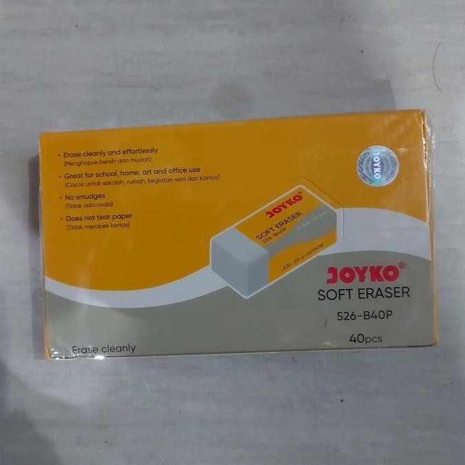 

Terbaru PENGHAPUS PENSIL JOYKO 526-B40P / 1 BOX 40 PCS