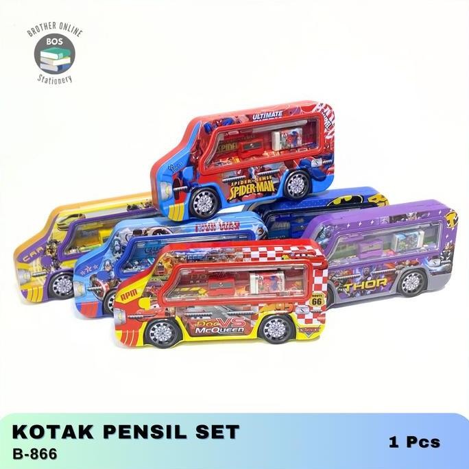 

Terbaru BOS Kotak Pensil Kaleng Mobil Set Whiteboard/Set Alat Tulis/Whiteboard