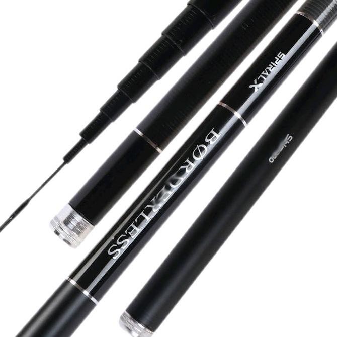 Joran Tegek Borderless Gla-Plus Ruas Pendek 80Cm Bonus Ujung Solid Kuat Kaku Dan Ringan Pancing Ikan