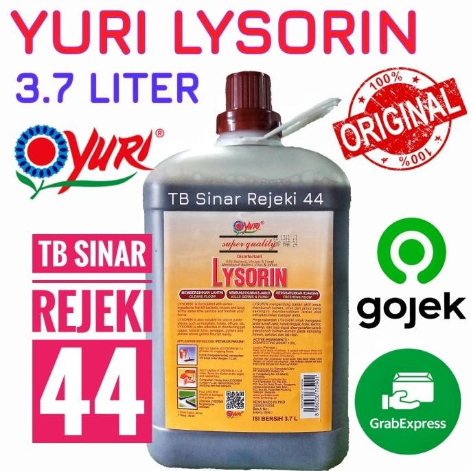 Diskon Yuri LYSORIN Jerigen 3.7 Liter Cairan KarboL Desinfektan Disinfektan