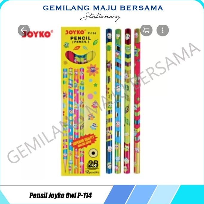 

Terbaru Pencil Pensil Joyko 2b P-114 (Harga 1 Pak = 12 Pcs)