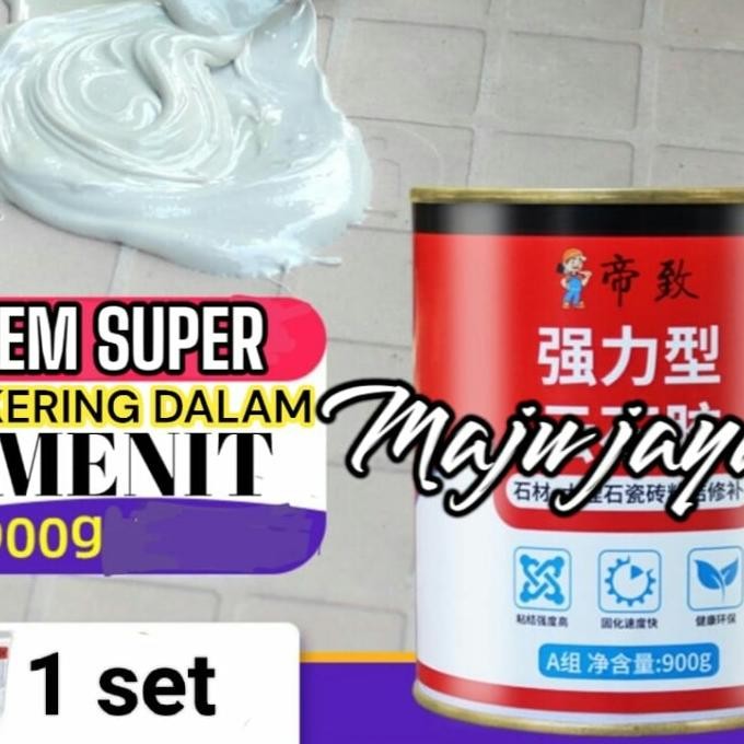 Baru Lem super/resin instan batu marmer /granit/keramik batu lainnya