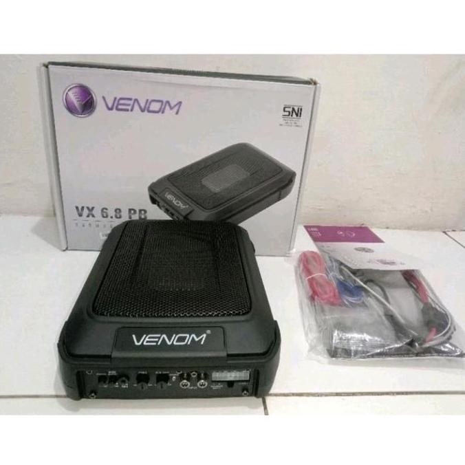 Promo Subwoofer Mobil Kolong Venom Vx 6.8 Pb Subwoofer  Aktif Usb
