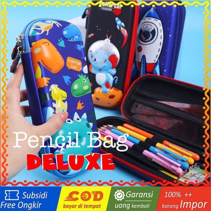 

Tersedia Wwh14B Tas Tempat Pensil Pulpen Sekolah Deluxe School Pencil Bag Tkm