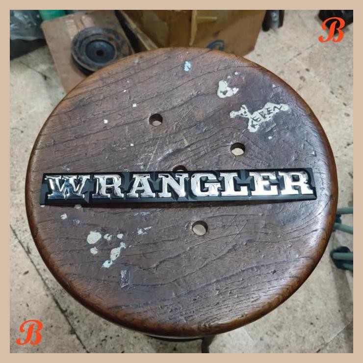 [PSJ] EMBLEM TULISAN WRANGLER JEEP WRANGLER YJ WRANGLER TJ
