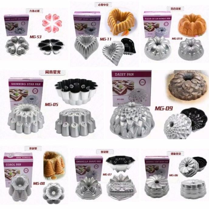 Loyang Kue / Cetakan Kue / Loyang Sultan Anti Lengket