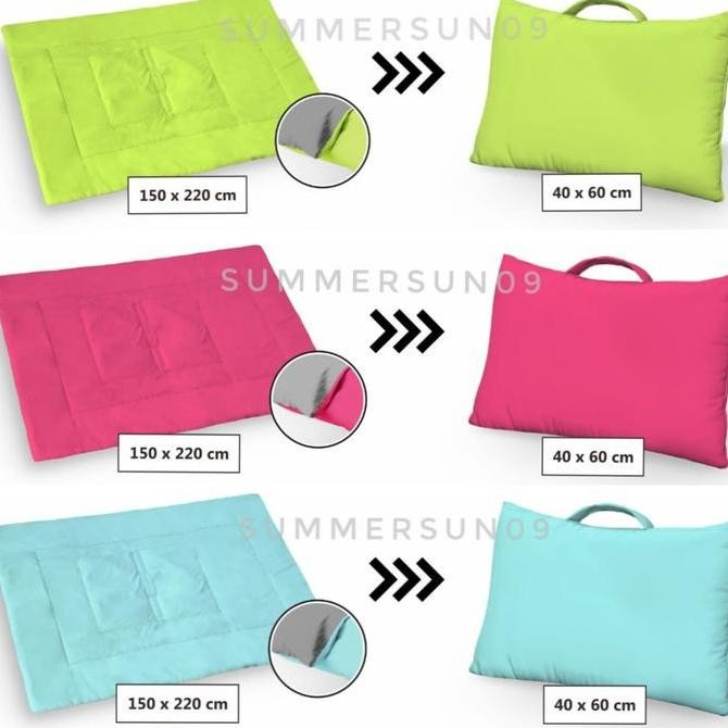 BALMUT / BANTAL SELIMUT / SELIMUT YANG BISA DI LIPAT JADI BANTAL / TRAVELLING / TRAVELING / KADO / H